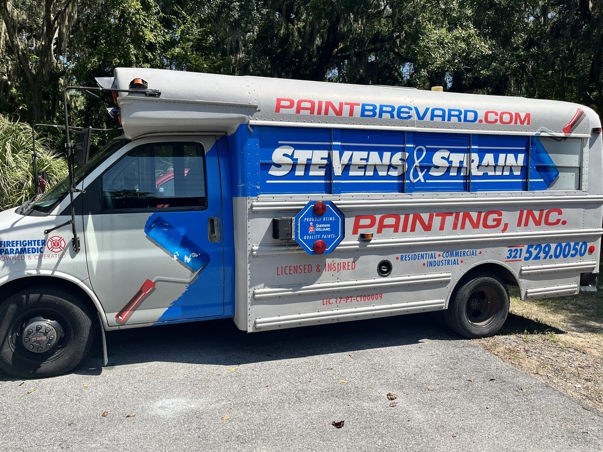 Stevens and Strain Painting company van