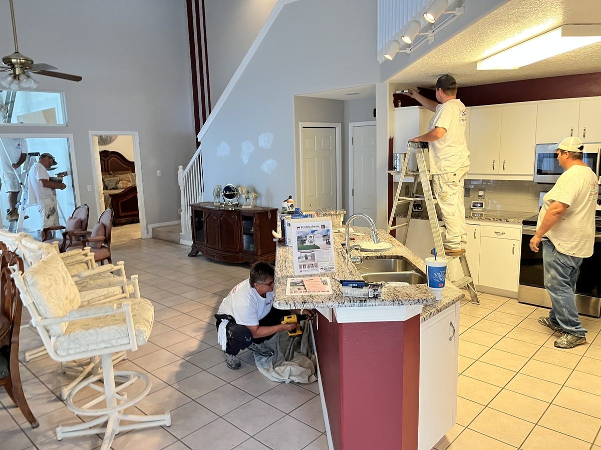 Full crew interior painting